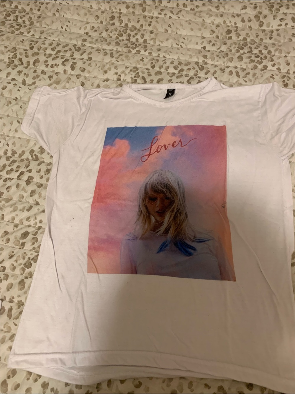 White "Lover" Graphic Women's Tee - Casual Crewneck
